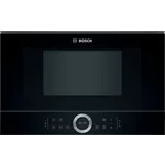 Serie|8 Встраиваемая микроволновая печь черная/нерж сталь - миниатюра 1