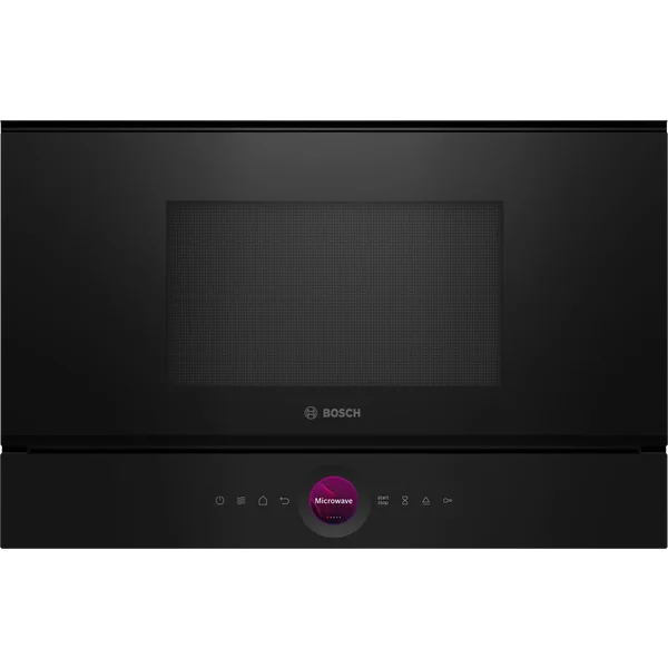 Serie|8 Встраиваемая микроволновая печь черная