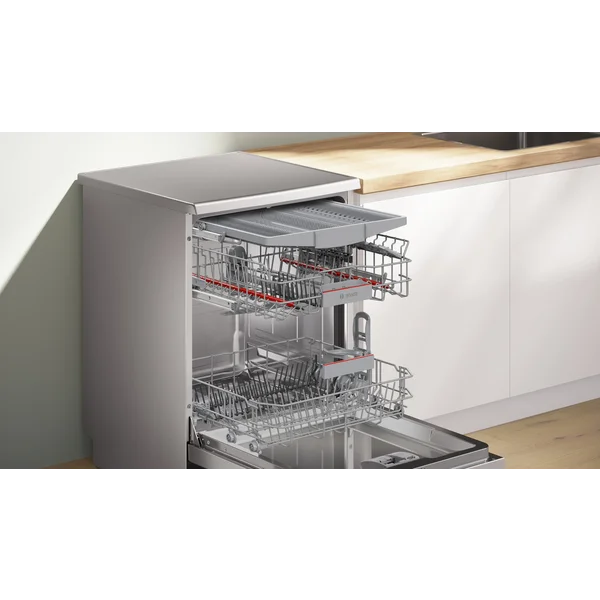 Serie|6 Отдельностоящая посудомоечная машина 60 см черное стекло - изображение 3