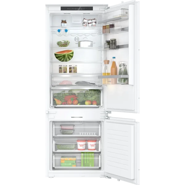 Serie|6 Встраиваемый холодильник с нижней морозильной камерой 193.5*70.8*54.5 см