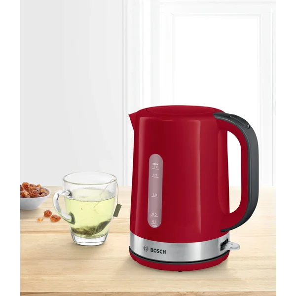 Чайник электрический красный пластик