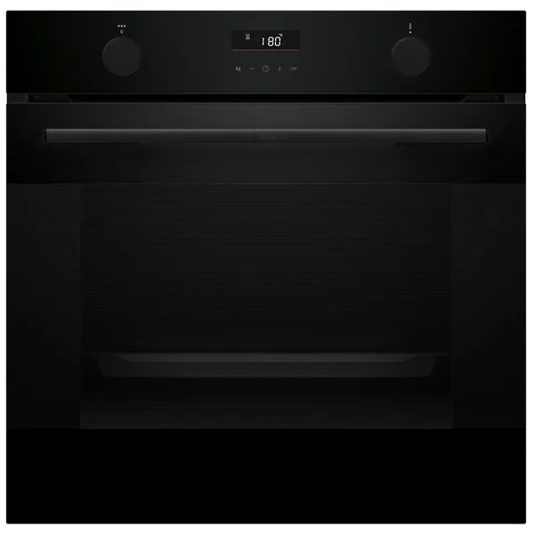 Serie|4 Духовой шкаф с функцией добавленного пара черный