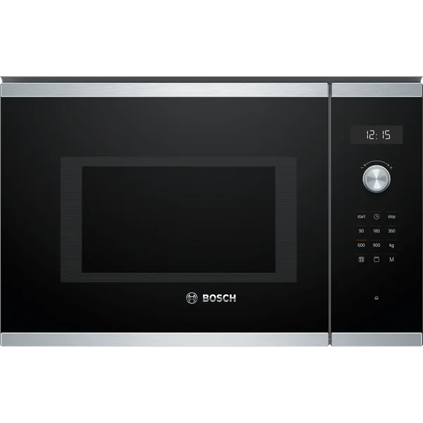 Serie|6 Встраиваемая микроволновая печь с грилем 25 л черная/нерж сталь