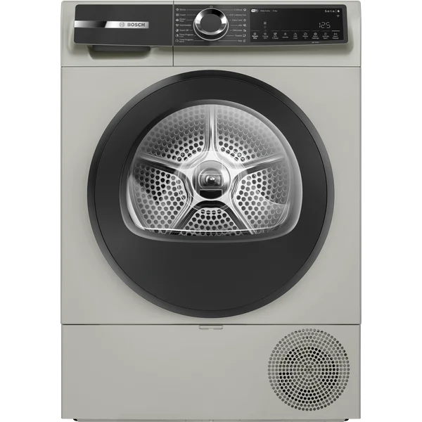 Serie|6 Сушильная машина с тепловым насосом 10 кг серебристая